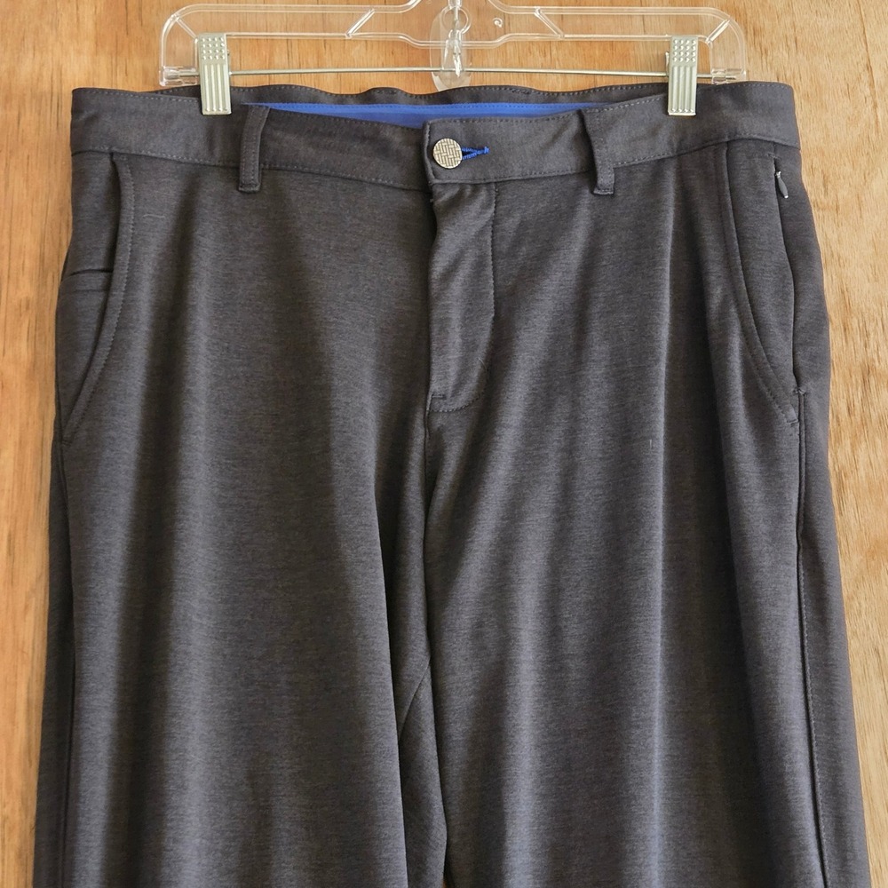 Twillory Performance Pants Mens 34x32 Charcoal Gray Tailored Fit Tech Fabric